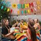 Glitter “Hello Summer” Banner – Sunflower and Colorful Popsicle Garland for Summer, Birthday Parties, Fireplace Mantle, and Party Decoration Supplies